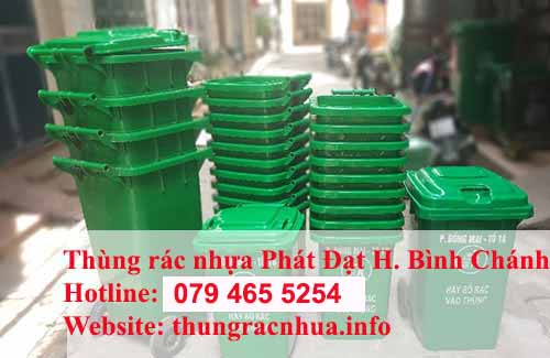 Thùng rác nhựa Huyện Bình Chánh