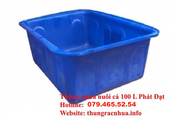 Thùng nhựa nuôi cá 100L giá bao nhiêu