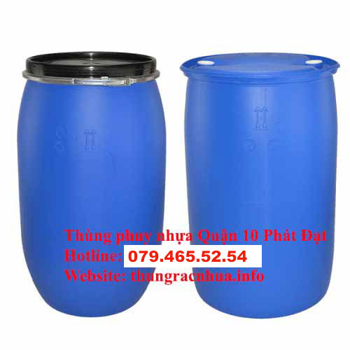 gia thung phi nhua quan 10 Thùng phuy nhựa ở Quận 10