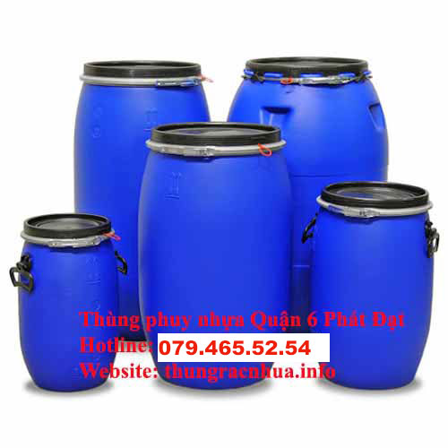 Thùng phuy nhựa Quận 6 giá rẻ