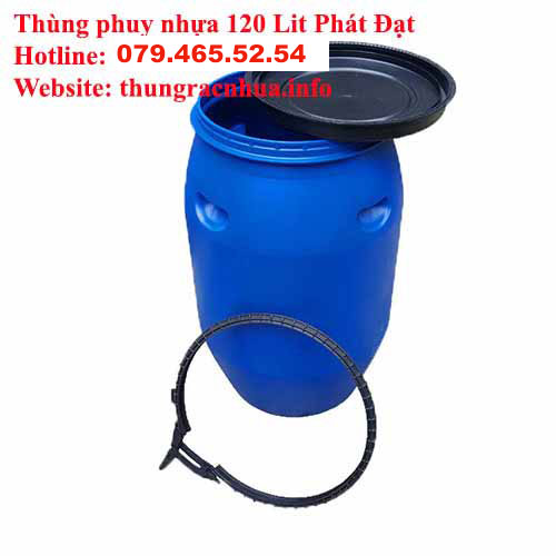 Thùng phi nhựa 120 Lit giá bao nhiêu