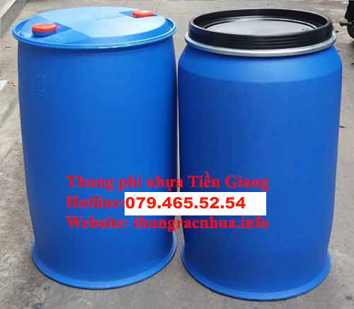 Thùng phi nhựa Tiền Giang giá bao nhiêu