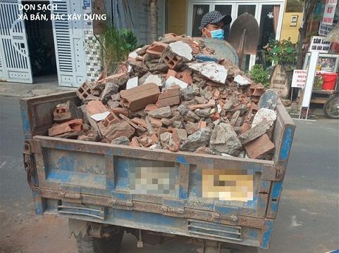 Vận chuyển xà bần tại quận 12 nhận chở hốt đi đổ